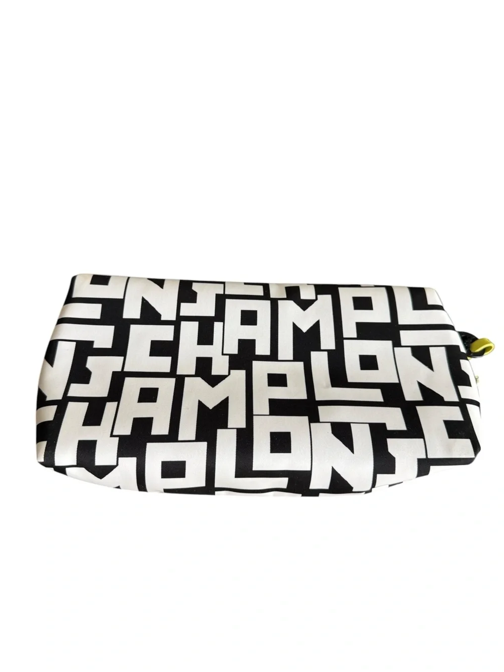Longchamp Le Pliage LGP Black White Nylon Cosmetic Pouch 34061412067.